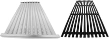 Load image into Gallery viewer, Premium Replacement Emitters and Cast Iron Grates for Charbroil 4-Burner Grills