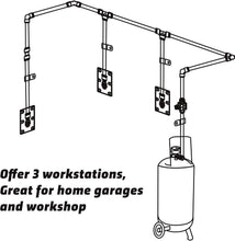 Load image into Gallery viewer, High-Pressure 200PSI Air Line Kit - 60ft Nylon Tubing &amp; 49 Accessories Included