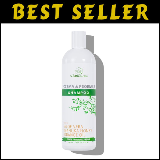 Soothing Shampoo for Psoriasis & Sensitive Skin - Non-Medicated & Chemical-Free