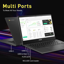 Load image into Gallery viewer, All-in-One Asus CM1402 14" FHD Chromebook - Spill Resistant with Docking Station