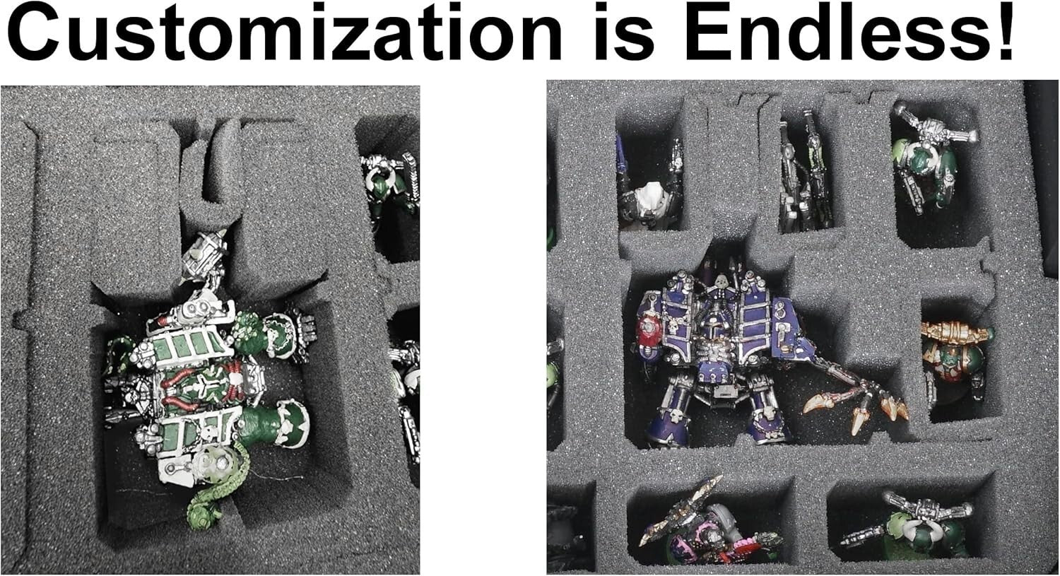134+ Miniature Carrying Case – Perfect Travel Storage for D&D & Warhammer 40k