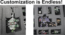 Load image into Gallery viewer, 134+ Miniature Carrying Case – Perfect Travel Storage for D&amp;D &amp; Warhammer 40k