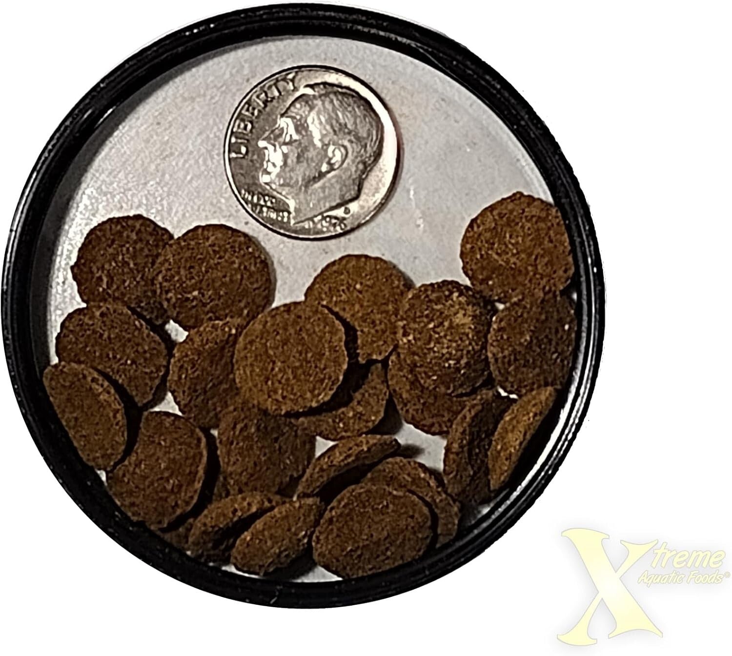 Xtreme Scrapers 14mm Fast-Sinking Fish Food Wafers - 2.5lbs for Bottom Feeders
