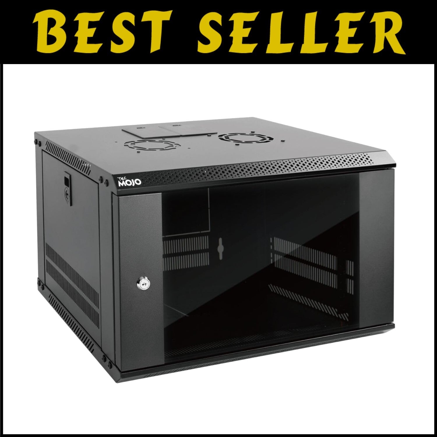 Premium 6U Server Enclosure with Easy Cable Management & Versatile Setup Options