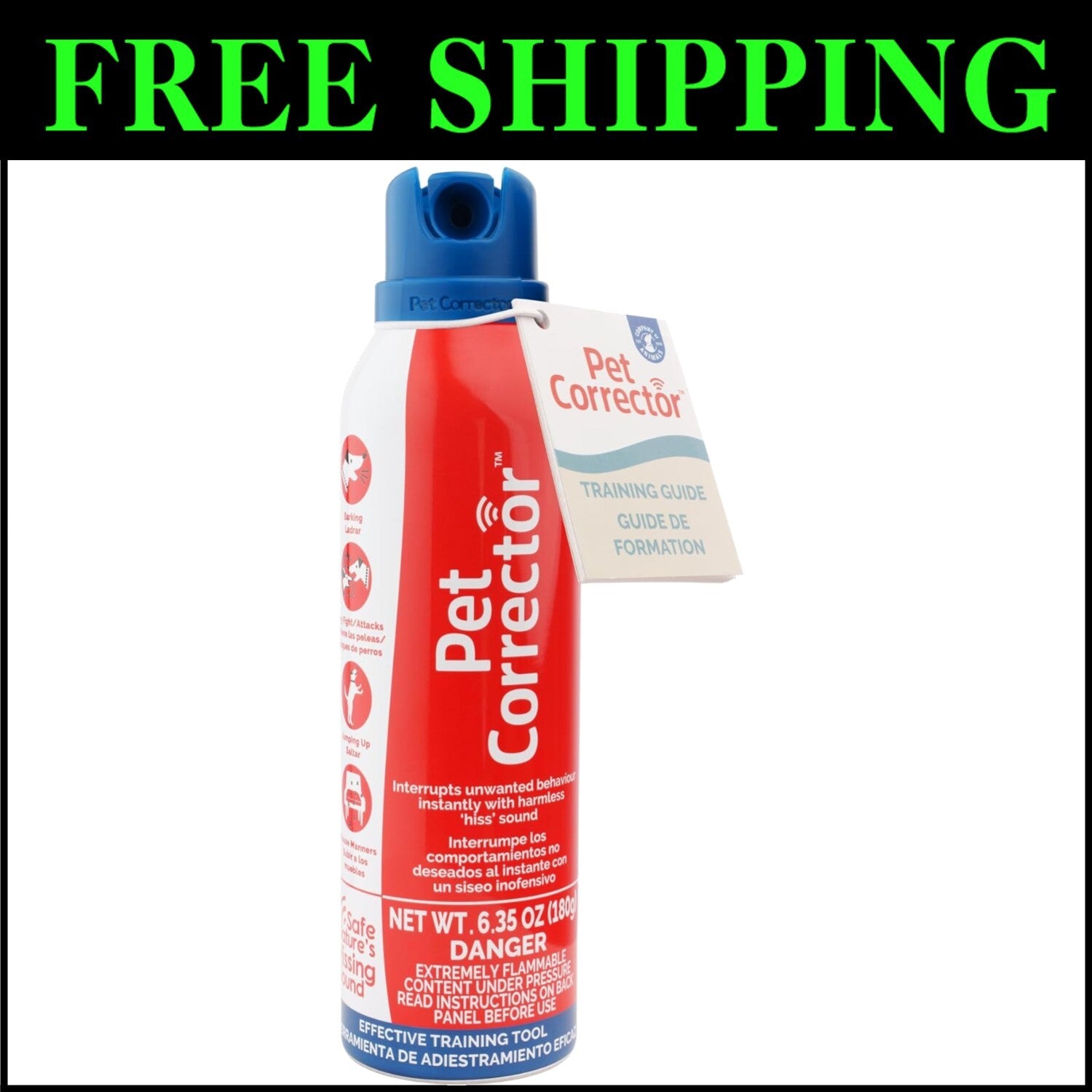 Effective 2-Pack Pet Corrector Spray, 200ml - Instantly Stop Barking & Chewing