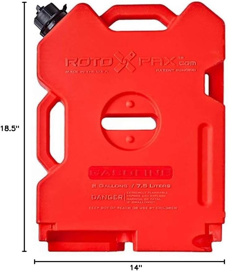2 Gallon Roto-Molded Gasoline Container - Safe and Durable Storage Solution