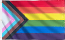 Load image into Gallery viewer, Heavy-Duty 6x10 ft Pride Flag – Vibrant Rainbow LGBTQ Banner for All Occasions