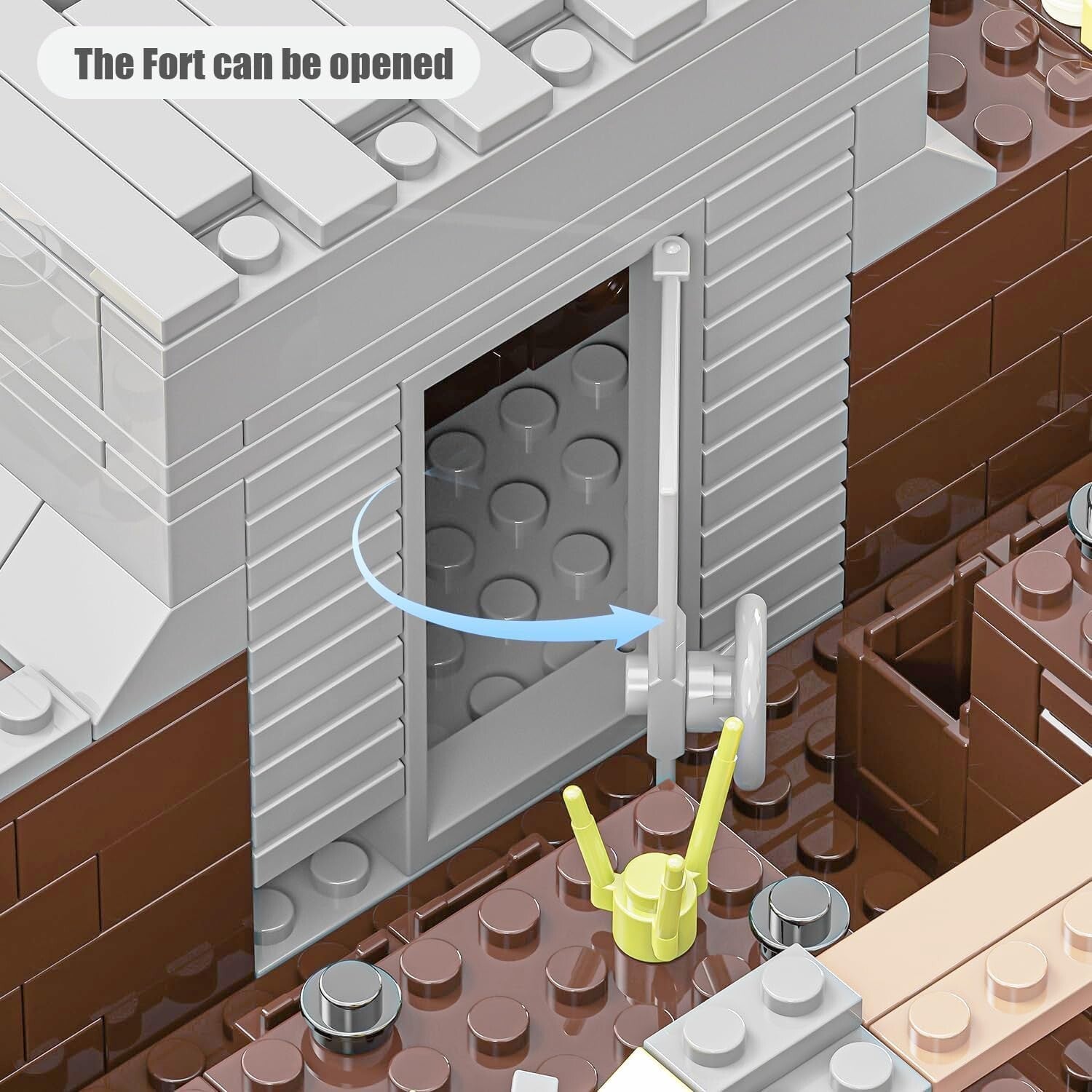 WW2 Military Building Blocks – 1350 Pcs with Anti-Aircraft Guns & Minifigures