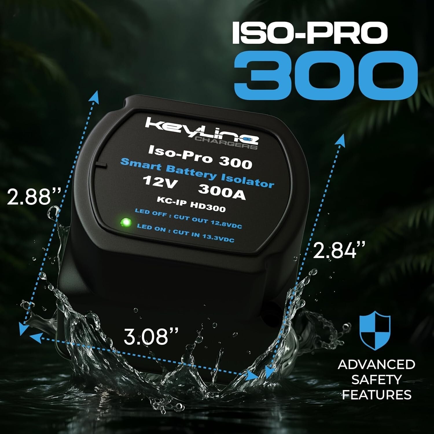 Premium IP65 Certified 300AMP Battery Isolator for High Capacity Dual Systems