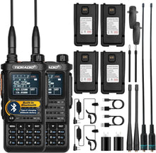 Load image into Gallery viewer, Enhanced 2nd Gen H8 GMRS Radio - Long-Range, Bluetooth, 2500mAh, 2 Pack Kit