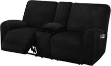 Load image into Gallery viewer, Soft &amp; Durable 8-Piece Reclining Love Seat Cover - Machine Washable &amp; Anti-Slip
