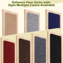 Load image into Gallery viewer, Durable 16 Pack Grey Anti-Slip Stair Treads - Noise Reduction &amp; Safety Design