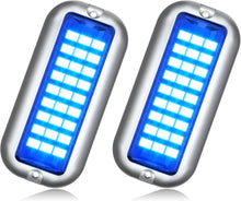 Load image into Gallery viewer, High-Performance Marine LED Boat Light - 1200 Lumens, Polished Stainless Steel