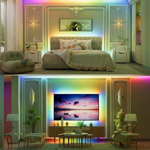 Load image into Gallery viewer, Flexible 16.4ft RGB Smart LED Strip; Music Sync &amp; Timer Functions Included