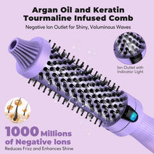 Load image into Gallery viewer, Portable Heated Round Brush with Auto Shut-Off and Dual Voltage for Safe Travel