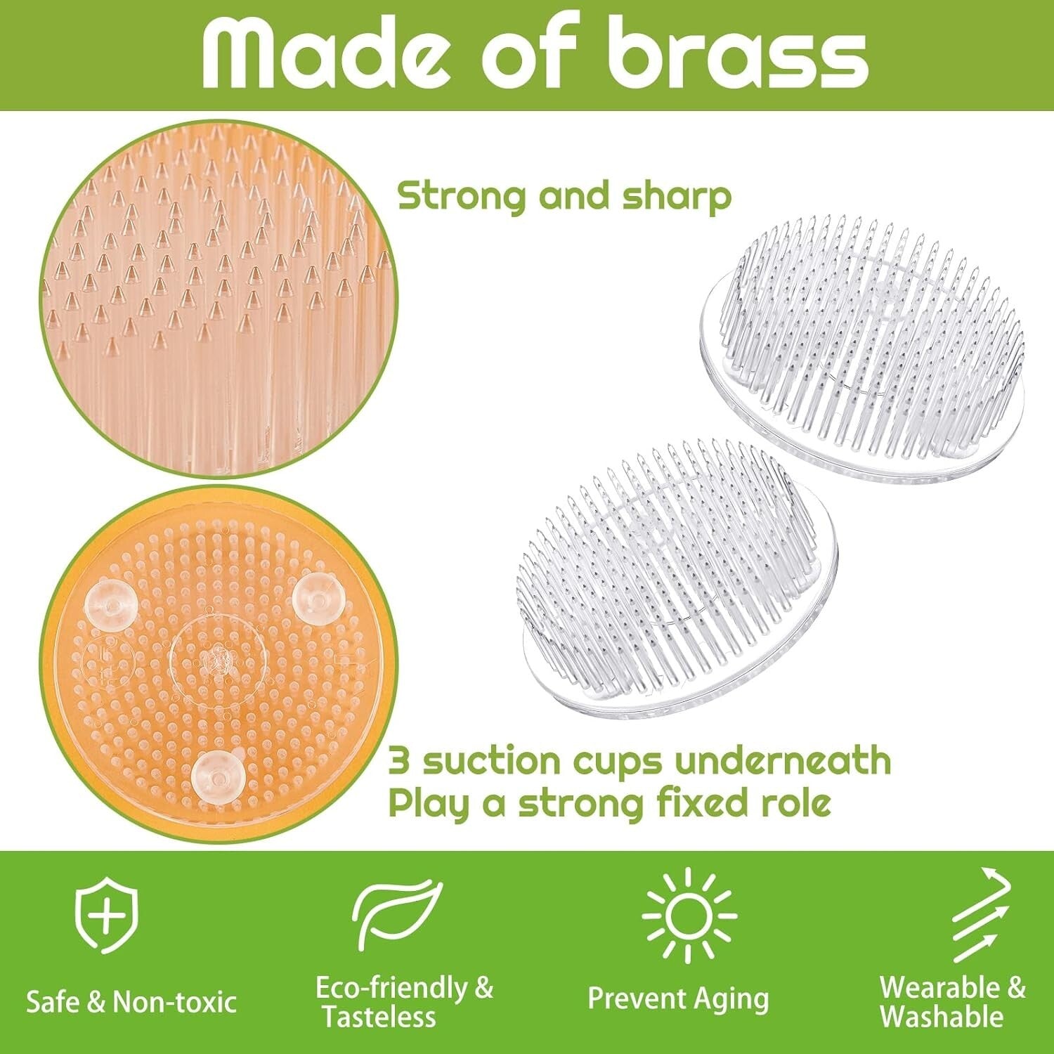 Lightweight Plastic Flower Frog Pins - 48 Pack for Beautiful Flower Displays