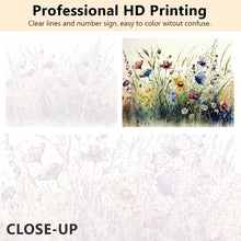 Load image into Gallery viewer, Artistic Floral Acrylic Paint by Number Kit - Perfect 16x20 Framed Gift