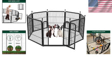 Load image into Gallery viewer, All-Life-Stage 24-inch Dog Playpen with Auto Lock – Secure and Adjustable Design