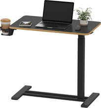 Load image into Gallery viewer, Versatile Height-Adjustable Bedside Table with Hidden Casters for Easy Mobility