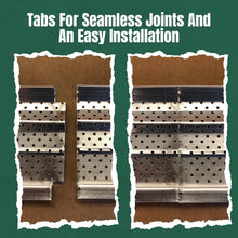 Load image into Gallery viewer, Rust-Free Aluminum Gutter Guard with 380 Holes - 200 Feet for Seamless Drainage