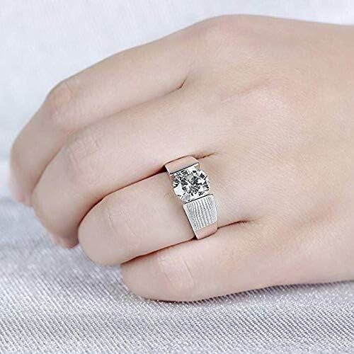 Lab-Grown Moissanite Engagement Ring - Sparkling 3ct Heart Cut, 14k Gold Accent