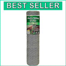 Load image into Gallery viewer, 36" x 150' Galvanized Hexagonal Mesh Chicken Wire - Ideal for Birds &amp; Rabbits
