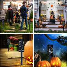 Load image into Gallery viewer, Elegant Solar Garden Lanterns – Art Deco Pathway Lights for Outdoor Decor