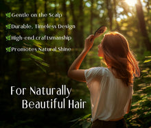 Load image into Gallery viewer, Luxury Boar Bristle Hairbrush for Fine to Medium Thick Hair - Made in Germany