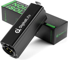 Load image into Gallery viewer, XLR Ground Loop Isolator for Clear Audio - Female-to-Male Connection, No Power