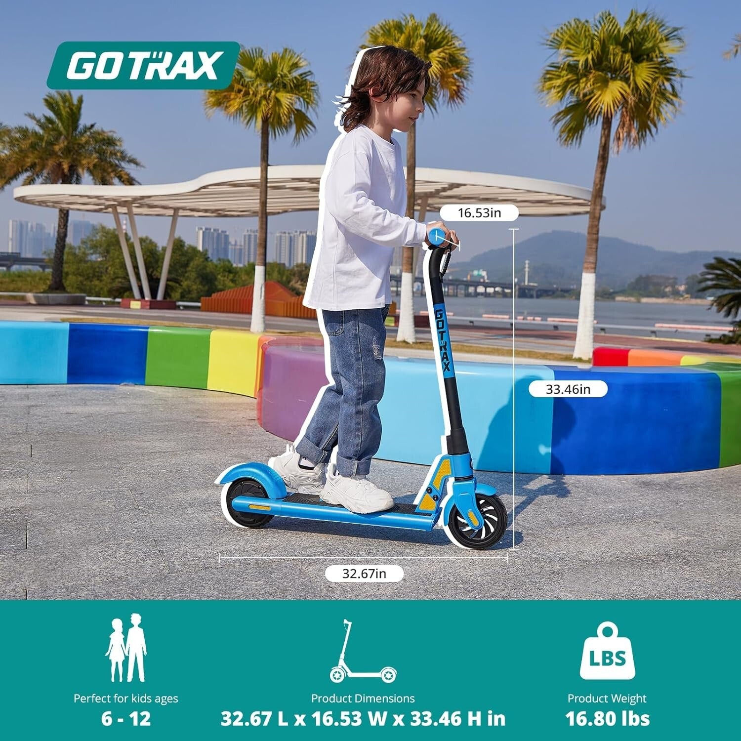 Durable 7.5 MPH Kids Electric Scooter with Rear Brake - UL2272 Certified