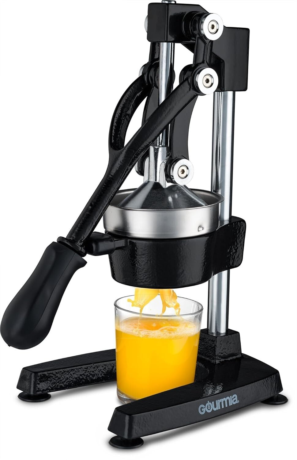Cast Iron Citrus Juicer with Non-Skid Base - Ideal for Home and Commercial Use