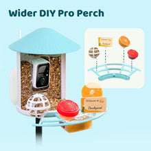 Load image into Gallery viewer, Multi-Functional Bird Feeder Perch with Welcome Card - Perfect for Bird Lovers