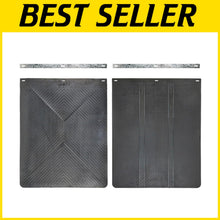 Load image into Gallery viewer, Universal Fit Rubber Splash Mudflaps - Includes Metal Brackets for Easy Install