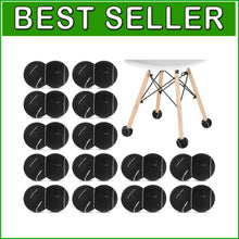 Load image into Gallery viewer, 40 Pcs Precut Rubber Tennis Balls for Furniture &amp; Floor Protection - Black