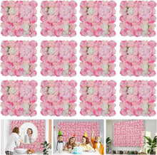 Load image into Gallery viewer, Stunning Pink Floral Wall Panels (12 Pieces) - Perfect for Weddings &amp; Parties