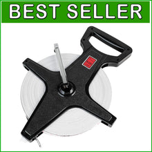 Load image into Gallery viewer, High-Quality 330' Fiberglass Measuring Tape with Hand Crank - Versatile Use