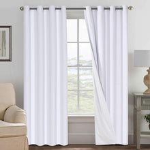 Load image into Gallery viewer, Versatile 100% Blackout Curtains for Bedrooms &amp; Living Rooms - 2 Panels 96"