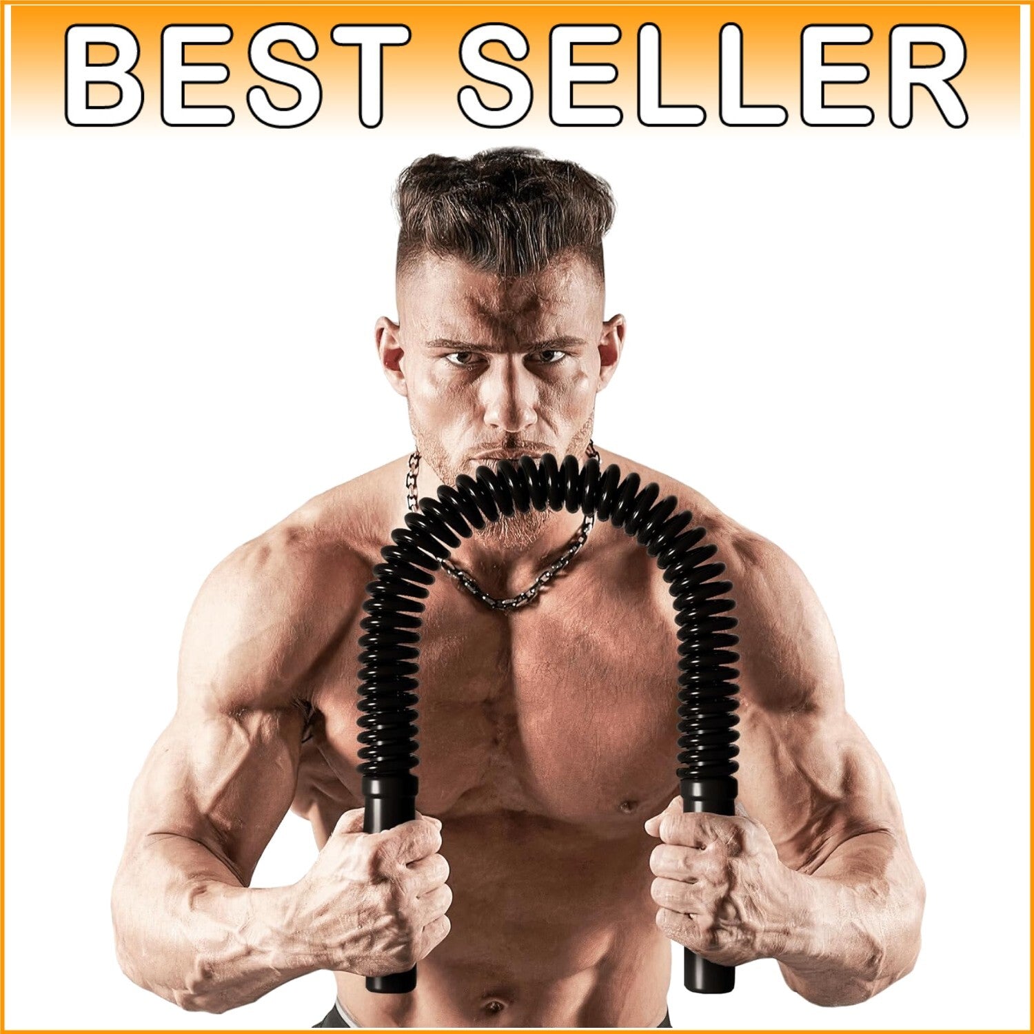 Adjustable Power Twister Bar (55-120lbs) for Effective Isometric Chest Strength