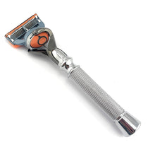 Load image into Gallery viewer, Stylish Flex Ball Razor with 5 Blades &amp; Knurled Handle for Effortless Shaving