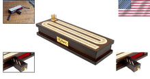 Load image into Gallery viewer, Elegant Cribbage Board Game Set with Integrated Card Storage &amp; Compact Design