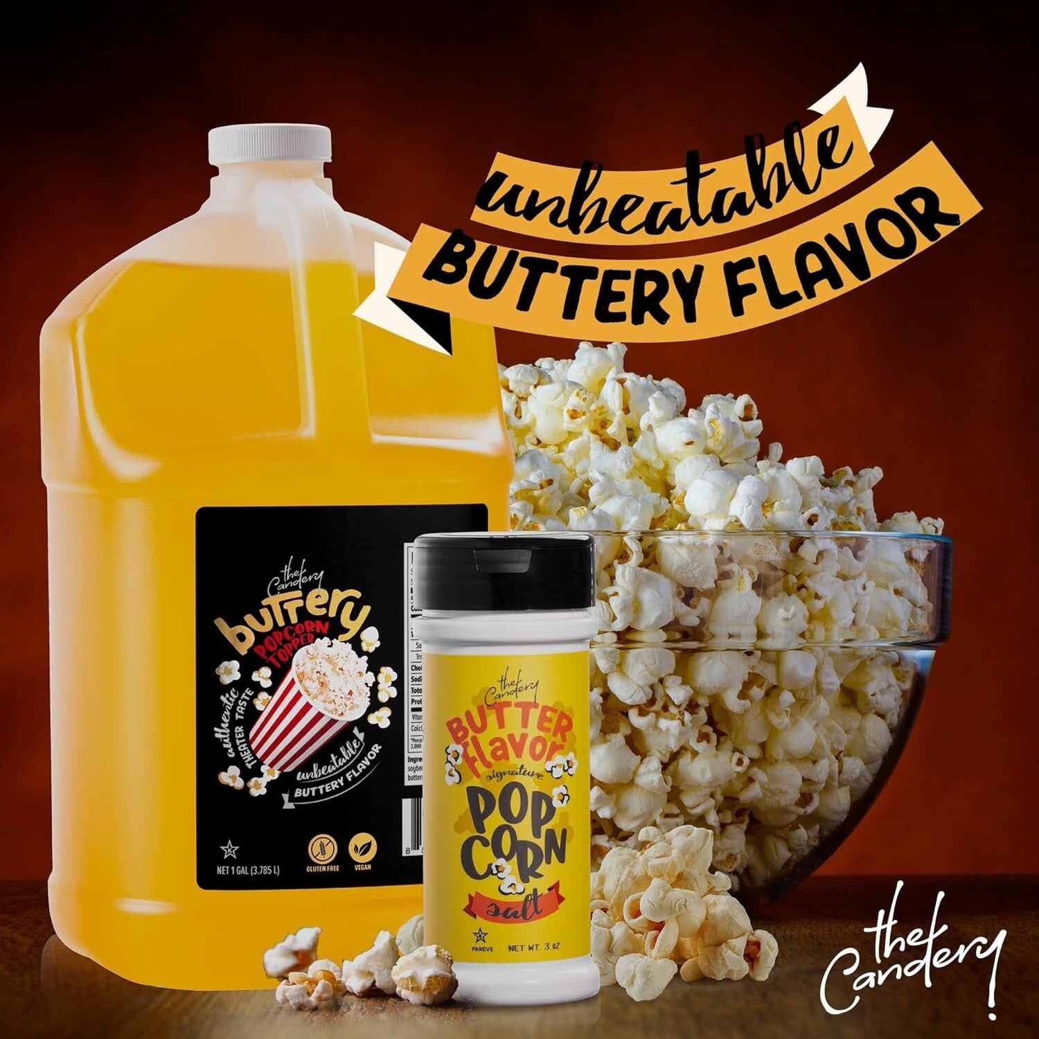 Authentic Movie Theater Buttery Popcorn Oil - 128oz Coconut Blend with Seasoning