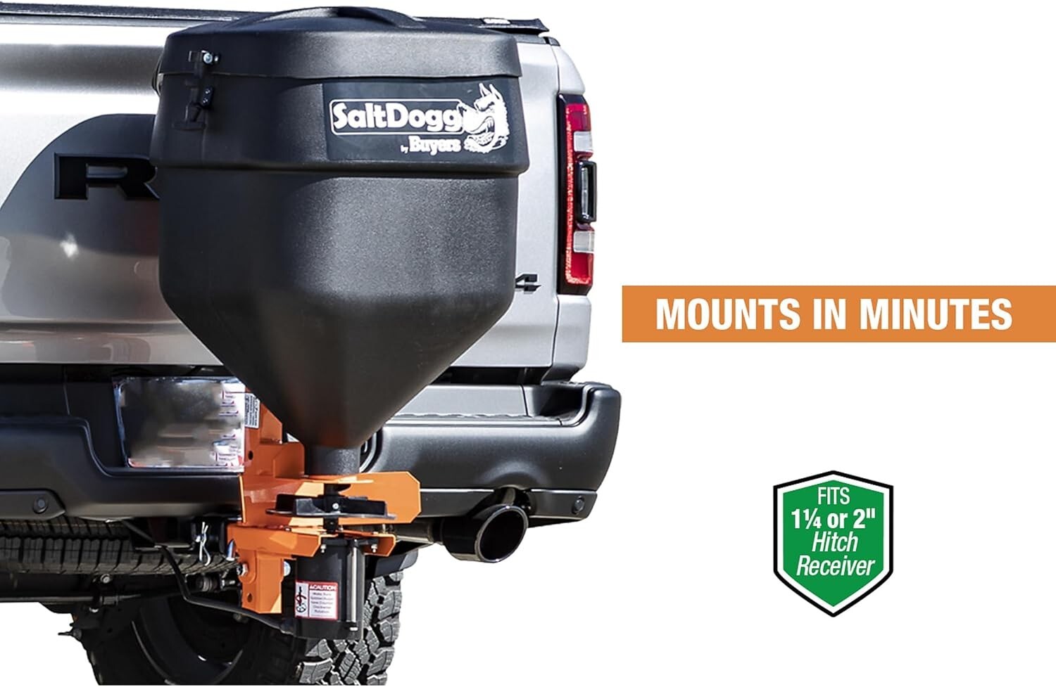 Buyers Products 4.4 Cu Ft Tailgate Salt Spreader for Efficient Winter Management