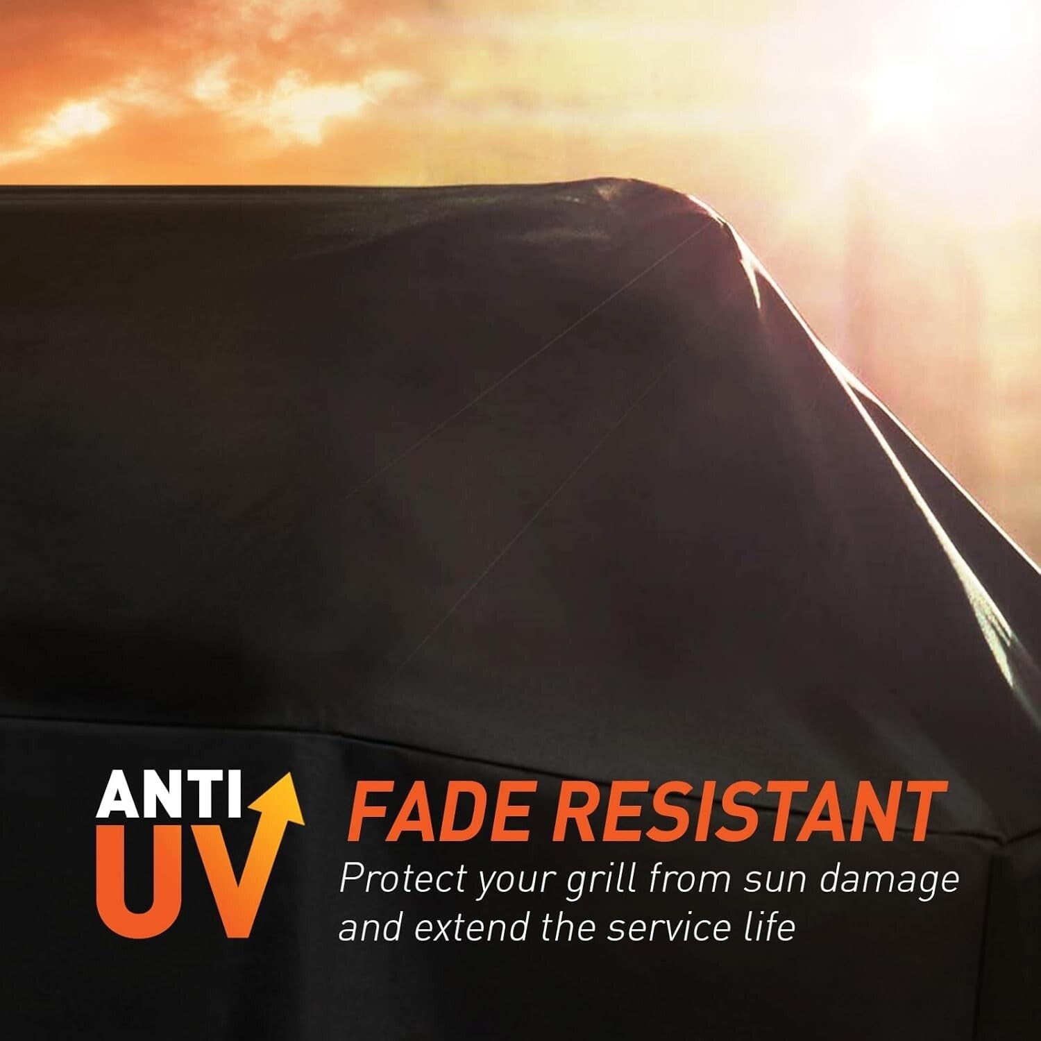 Durable Fade-Resistant Grill Cover for 75" Combo Grills - Adjustable Drawstring