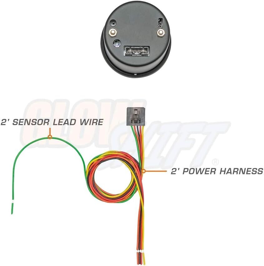 Customizable Tinted Tachometer Gauge with 10,000 RPM for Gas Engine Vehicles
