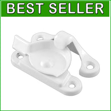 Load image into Gallery viewer, Traditional White Sash Lock with Cam Action – 36 Pack for Double-Hung Windows