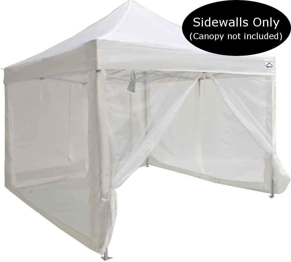 Durable 88'' High Mesh Sidewalls for 10' x 10' Canopies - Protection & Elegance
