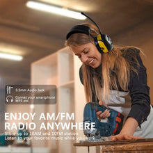 Load image into Gallery viewer, User-Friendly Hearing Protection Headphones with AM/FM Radio &amp; Comfort Features
