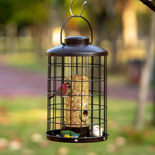 Load image into Gallery viewer, Caged Bird Feeder with Adjustable Feeding Ports - Squirrel-Proof Design, 3 lbs