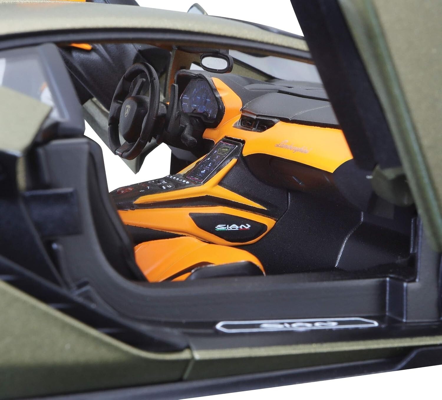 Exquisite Green Lamborghini Sián Die-Cast Model - 1:18 Collector's Edition