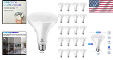 Load image into Gallery viewer, 20-Pack 9W Dimmable LED Ceiling Flood Lights, 75W Equivalent in Daylight White